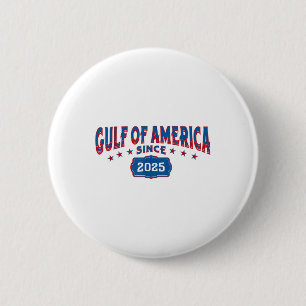 Retro Golf von USA Amerika seit 2025 US-Flagge Gol Button
