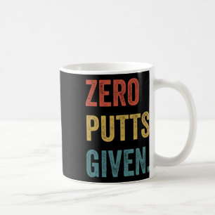 Retro-Golfen Männer Golfspieler Frauen Zero Putts Kaffeetasse