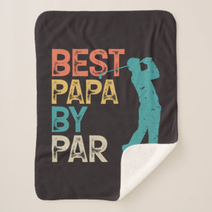 Retro Golfer - Bestes Papa per Par Sherpadecke