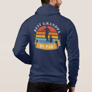Retro Golfo Best Opa Par Personalisiert Hoodie