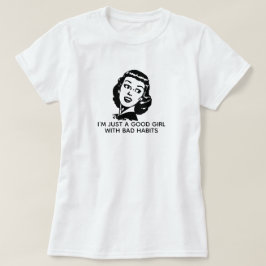 Retro Good Girl T - Shirt