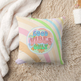 Retro Good Vibes Nur Vintage Farben Kissen