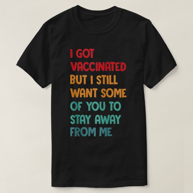 Retro-Got des Impfstoffs Vac T-Shirt (Design vorne)