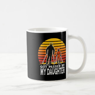 Retro Got Ped By My Daughter Funny Skiing Design  Kaffeetasse
