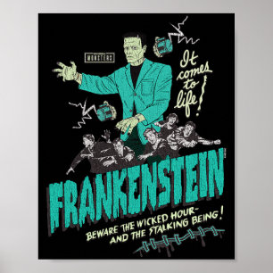 Retro Goth Böse Stunde Poster
