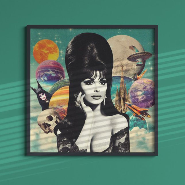 Retro Goth Girl Poster (Von Creator hochgeladen)