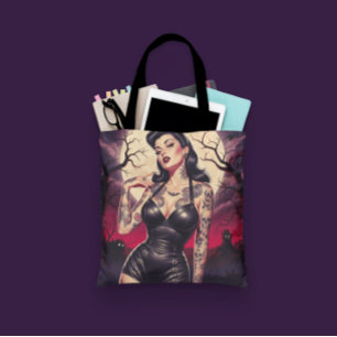 Retro-Goth-Mädchen