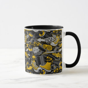 Retro Graffiti Urban Street Pattern Tasse