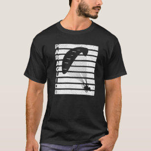 Retro-Grafik-Paragliding-Paragleiter-Fallschirm Hi T-Shirt