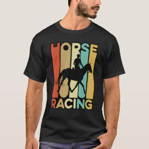 Retro-Grafik Pferdeliebhaber Reitsport Reiter Pfer T-Shirt