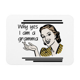 Retro Gramma Geschenke Magnet