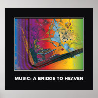 Retro Grammophon Music Zitat motivierend Poster