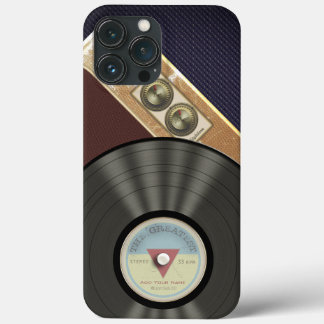 Retro-Grammophon-Musik Vintage-Vinyl-Schallplatte Case-Mate iPhone Hülle