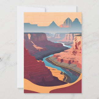 Retro - Grand Canyon Einladung