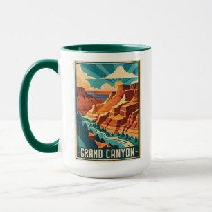 Retro Grand Canyon Nationalpark Tasse