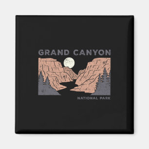 Retro Grand Canyon Shirt Arizona Damen National P Magnet