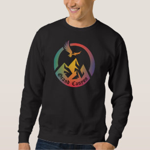 Retro Grand Canyon Wandern Sonnenuntergang T - Shi Sweatshirt