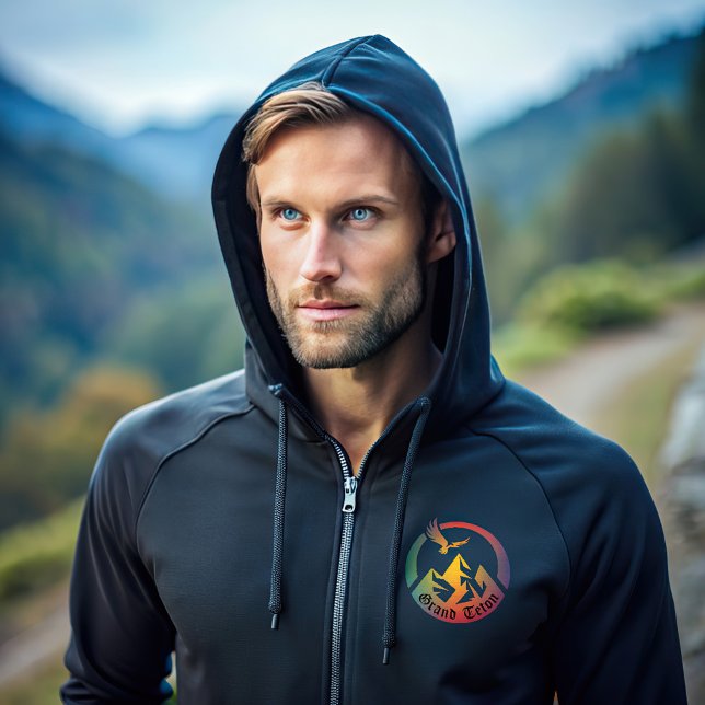 Retro Grand Teton Wandern T - Shirt (Von Creator hochgeladen)