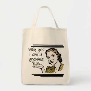 Retro Granma T - Shirts und Geschenke Tragetasche