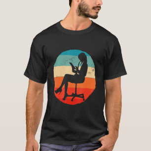 Retro Graphic Bank Clerk Bookkeeper Bank Mitarbeit T-Shirt