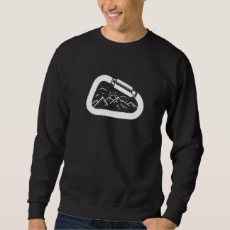 Retro Graphic Climbing Bouldering Rock Climber Mou Sweatshirt