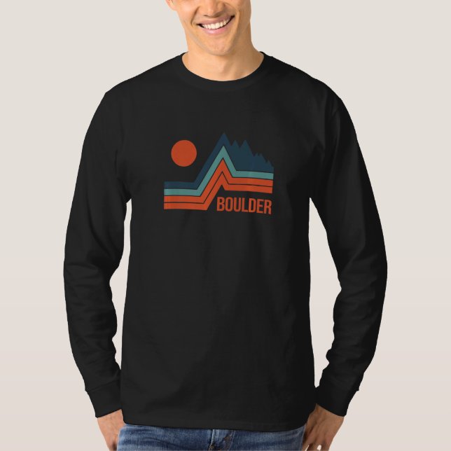 Retro Graphic Climbing Bouldering Rock Climber Mou T-Shirt (Vorderseite)