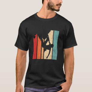 Retro Graphic Climbing Bouldering Rock Climber Mou T-Shirt