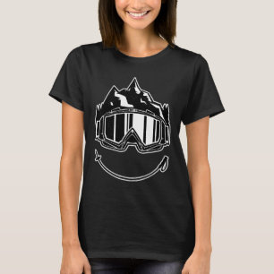 Retro Graphic Cross Country Ski Winter Sports B T-Shirt