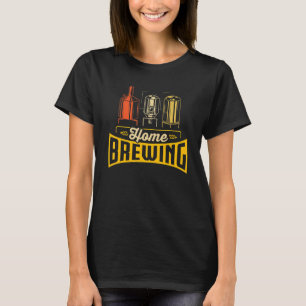 Retro Graphic Homebrewing Winemaking Brauerei Hand T-Shirt