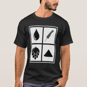 Retro Graphic Homebrewing Winemaking Brauerei Hand T-Shirt