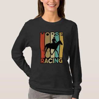 Retro Graphic Horse Lover Equestrian Rider Horses  T-Shirt