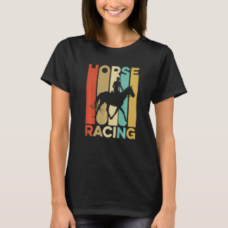 Retro Graphic Horse Lover Equestrian Rider Horses T-Shirt