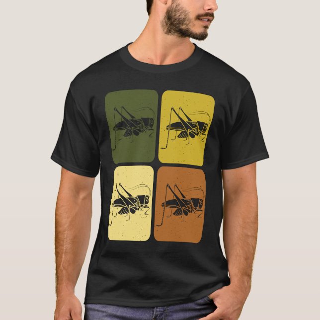 Retro Grasshopper  1 T-Shirt (Vorderseite)
