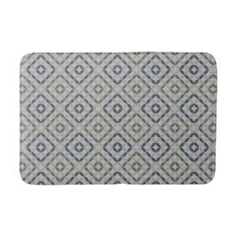 Retro-Grau-Muster-Badmatte  Badematte