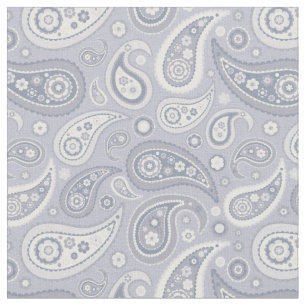 Retro graues Paisley-Muster Stoff