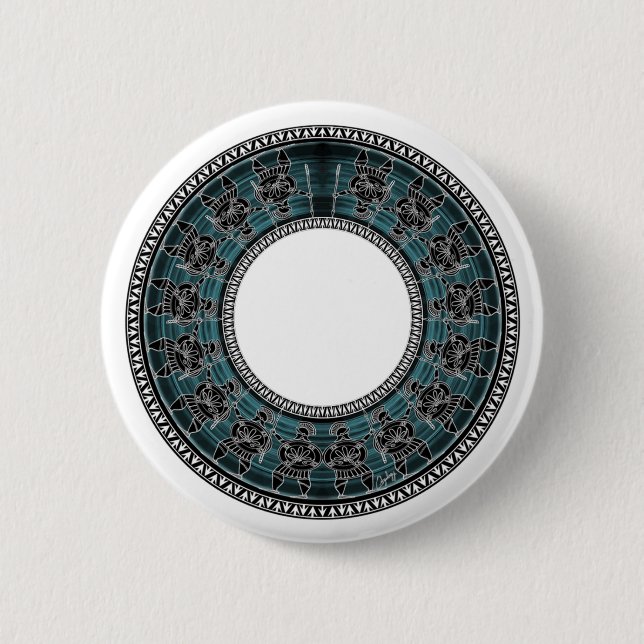 Retro Greek Disc Button (Vorderseite)