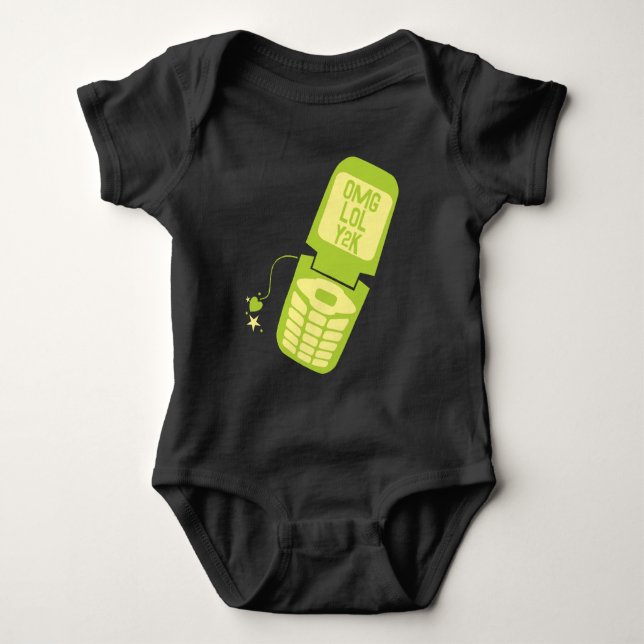 Retro Green Dreh Phone T - Shirt (Vorderseite)