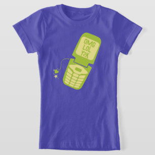 Retro Green Dreh Phone T - Shirt