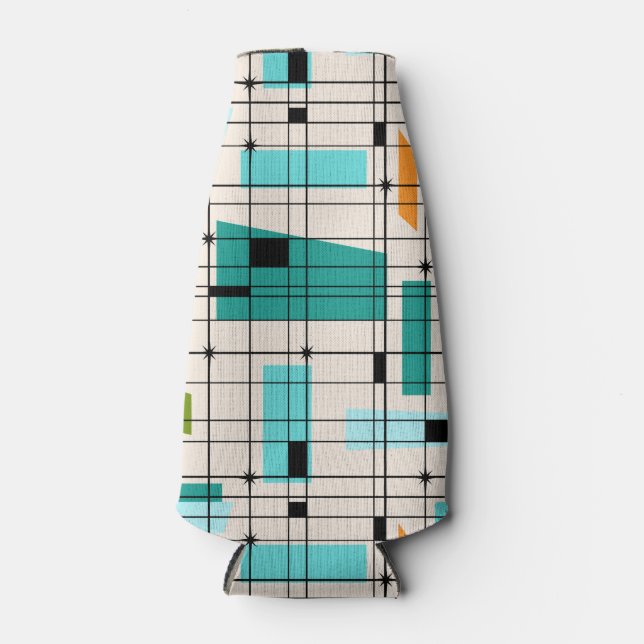 Retro Grill & Sternexplosionen Flasche Cooler Flaschenkühler (Vorderseite)