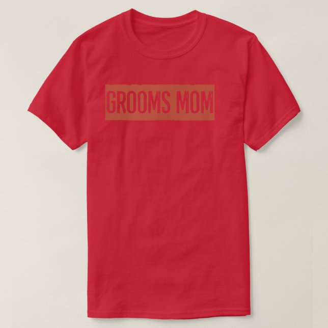 Retro, Grooms Mama Funny T-Shirt (Design vorne)