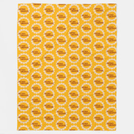 Retro Groove Fleece-Decke Fleecedecke