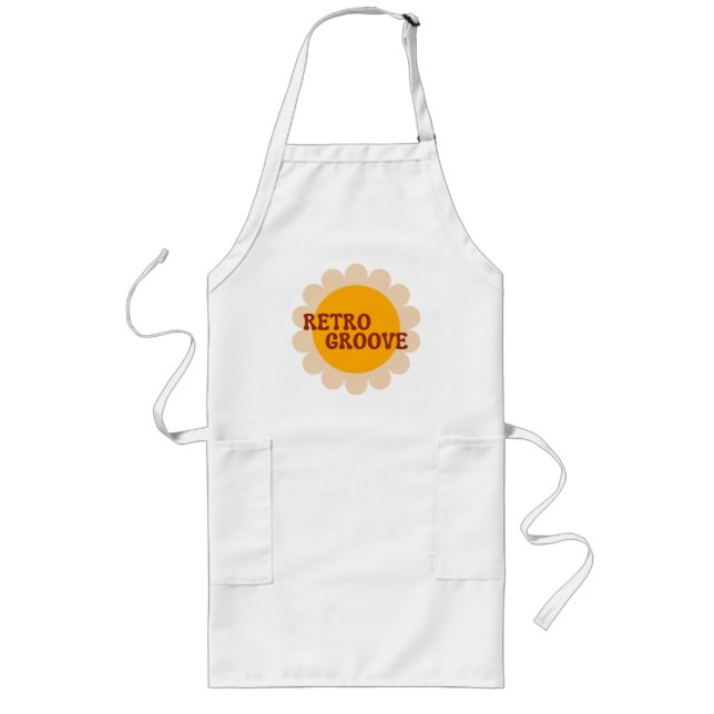 Retro Groove Long Apron Lange Schürze (Vorne)
