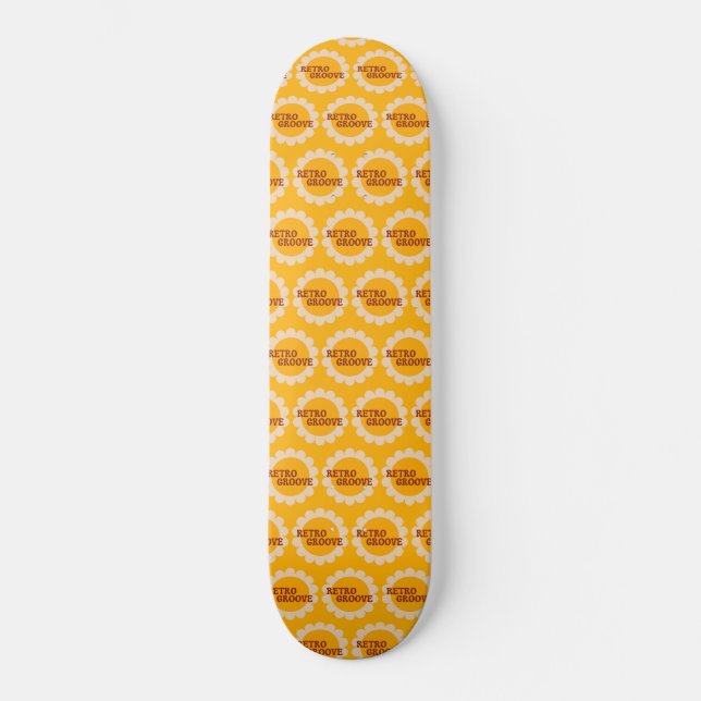 Retro Groove Skateboard (Vorderseite)