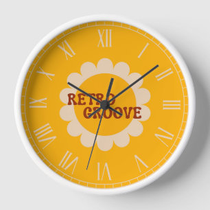 Retro Groove Uhr
