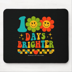 Retro Groovy 100 Tage Schullehrer 100 Tage Mousepad