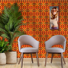Retro Groovy 60's 70's Bubbles Muster Tapete