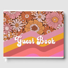 Retro Groovy 70er Jahre Blumen MOD