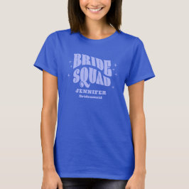 Retro Groovy Bachelorette Bride T-Shirt