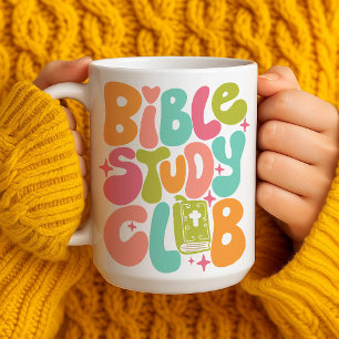 Retro Groovy Bible Study Club Tasse