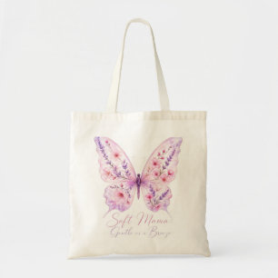 Retro Groovy "Bleib sanft, Mama" SVG-Design Tragetasche